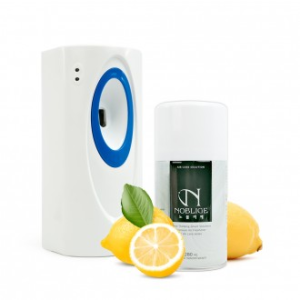 Kimspp 프리미엄 노블리제 고급 방향제(레몬향)+자동분사기+건전지 실내공간 화장실방향제 청향제 탈취제