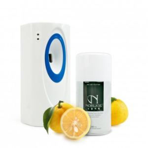 Kimspp 프리미엄 노블리제 고급 방향제(유자향)+자동분사기+건전지 실내공간 화장실방향제 청향제 탈취제