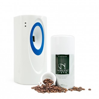 Kimspp 프리미엄 노블리제 고급 방향제(커피향)+자동분사기+건전지 실내공간 화장실방향제 청향제 탈취제