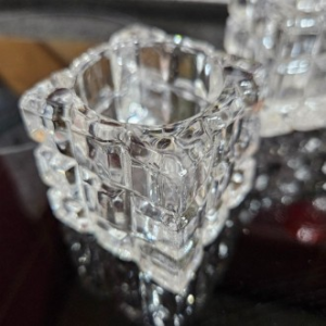 티라이트 크리스탈 캔들받침 유리컵 촛불 받침대 홀더