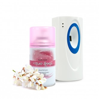 Kimspp 프리미엄 아로마플러스 방향제 250ml(아카시아향)+자동분사기+건전지 실내공간 화장실방향제