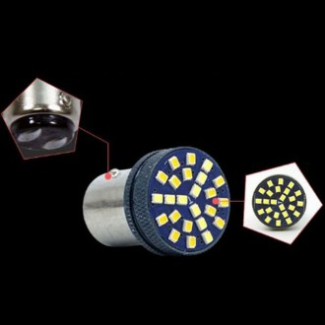 LED 깜빡이등 브레이크등 미등 차량 전구 24발 화이트