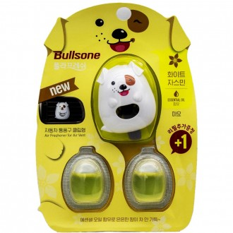 불스원 폴라프레쉬 통풍구 클립형 4.3ml 2개-자스민향