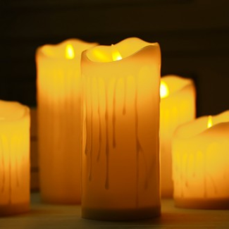 리얼라잇 LED 캔들(7.5x20cm)