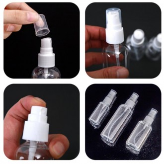 미니 투명 공병 여행용공병 미니 공용기 세트 스프레이 50ml