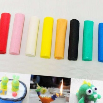 점토양초200g 화방용품 점토놀이 색깔점토 모형만들기 촉감놀이