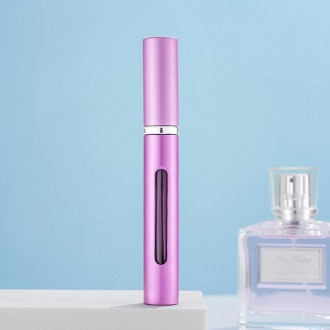 오도르 향수공병 스프레이용기 휴대용 퍼플 스프레이용기 소분 미니