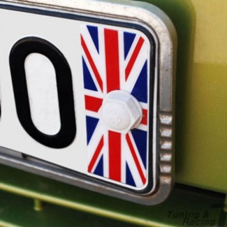 자동차 번호판 스티커 롱타입 차량 번호판 튜닝 1p